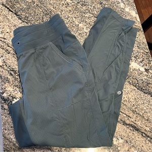 Lululemon street to studio pant. Unlined. Size 8.